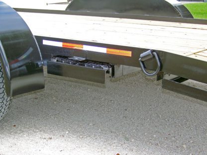 Auto Hauler Stowed Side Ramp and Tie Down D-Ring