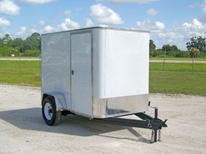 5x8 Enclosed with Stone Guard, Steel Tubing Frame, 5.2K GVWR
