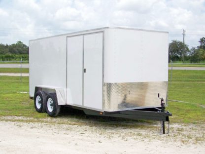 7x16 Barn Doors and Double Side Access, Tandem Axle, 10.4K GVWR