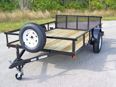 6x12 Utility with Folding Tail Ramp, 3K CVWR
